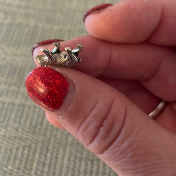 Silver Bear Necklace Charm - Picture 10 of 12